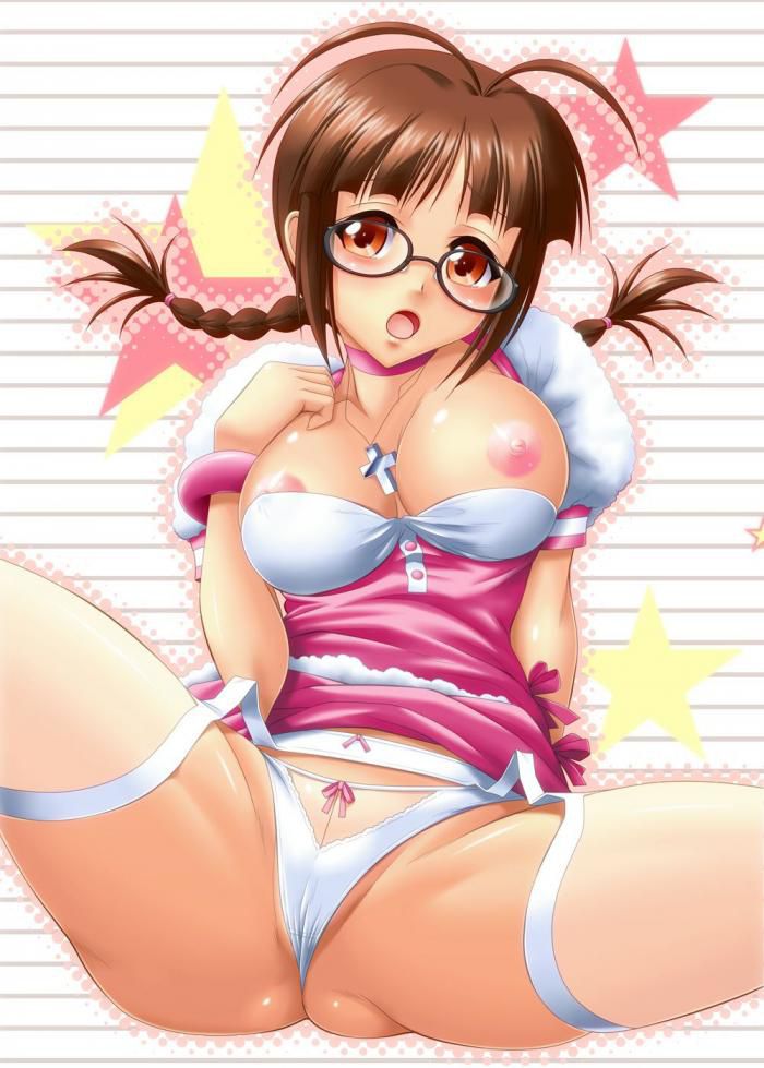 Glasses girl Ritsuko akizuki (akidzukiritsuko) erotic pictures 70 [Idol master (Imus)] 22