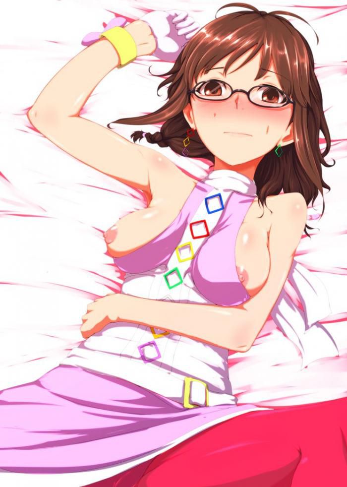 Glasses girl Ritsuko akizuki (akidzukiritsuko) erotic pictures 70 [Idol master (Imus)] 26