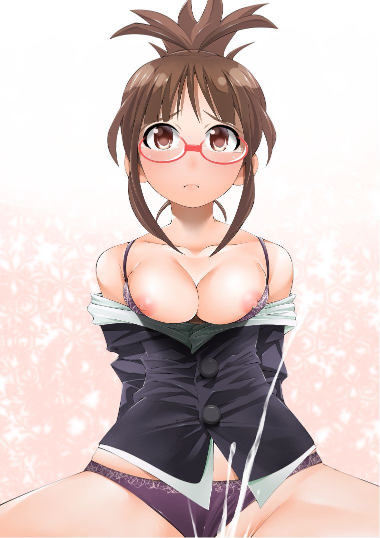 Glasses girl Ritsuko akizuki (akidzukiritsuko) erotic pictures 70 [Idol master (Imus)] 42