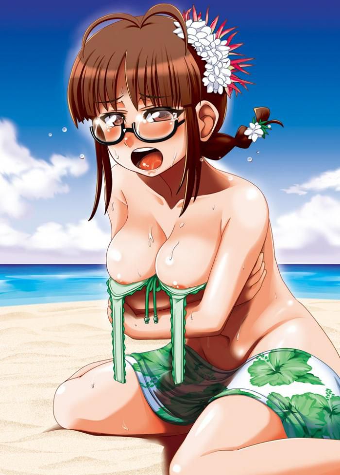 Glasses girl Ritsuko akizuki (akidzukiritsuko) erotic pictures 70 [Idol master (Imus)] 43