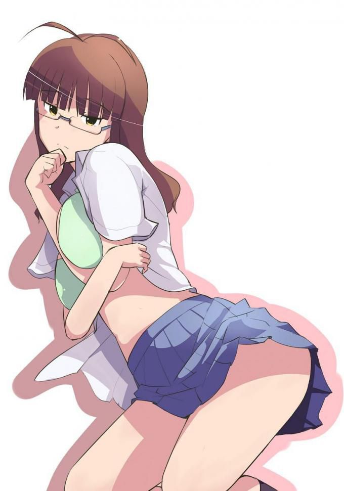 Glasses girl Ritsuko akizuki (akidzukiritsuko) erotic pictures 70 [Idol master (Imus)] 47