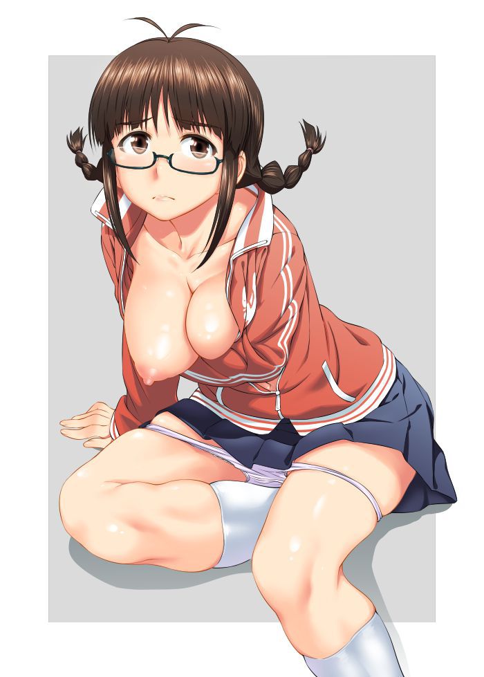 Glasses girl Ritsuko akizuki (akidzukiritsuko) erotic pictures 70 [Idol master (Imus)] 54