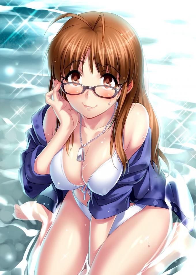 Glasses girl Ritsuko akizuki (akidzukiritsuko) erotic pictures 70 [Idol master (Imus)] 60