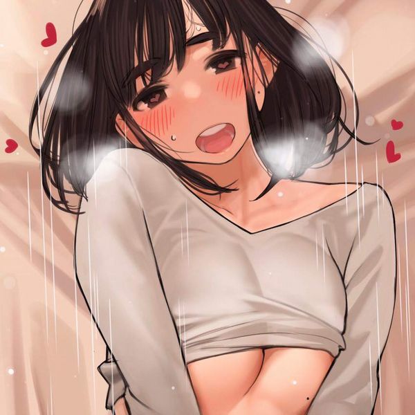 【Secondary erotica】 Erotic image summary of a naughty girl who is deliberately showing skeptic lower breasts 2