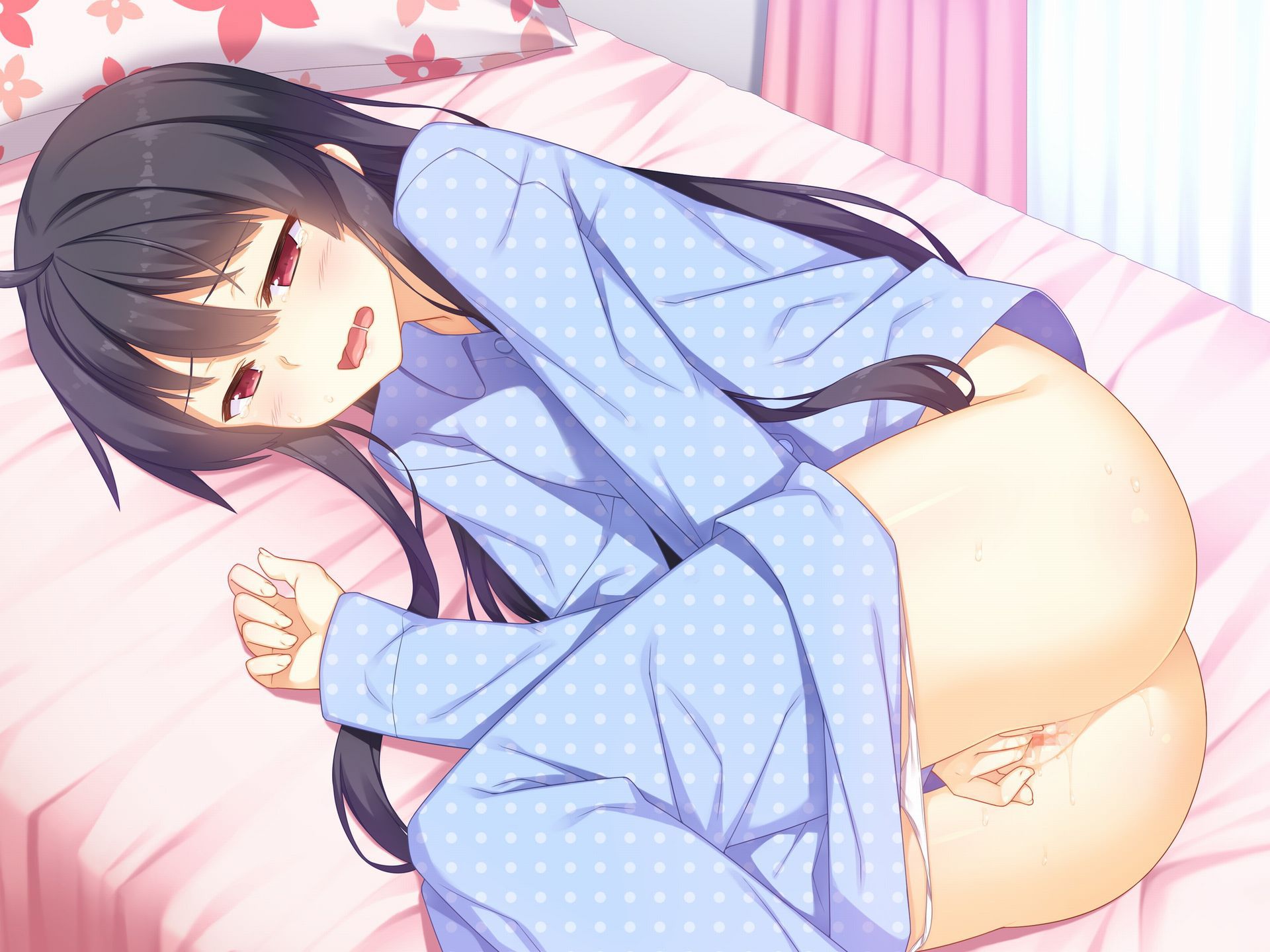 【Erotic Anime Summary】 Erotic image of a girl masturbating by playing with her fingers or rubbing her 【Secondary erotic】 14