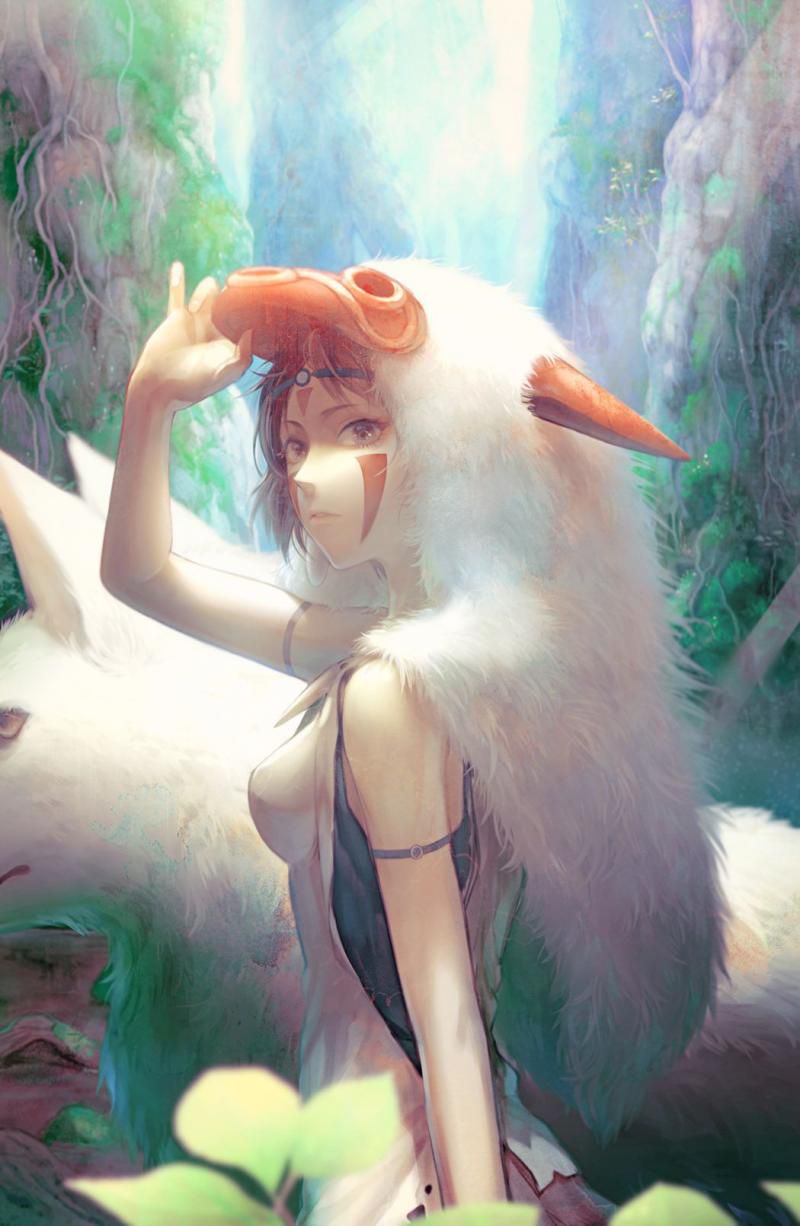 Princess Mononoke San of 40 erotic images [Ghibli] 15