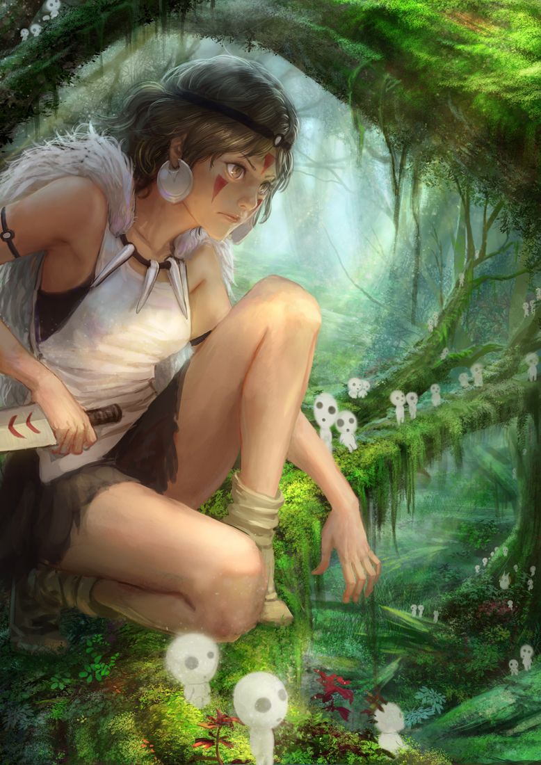 Princess Mononoke San of 40 erotic images [Ghibli] 19
