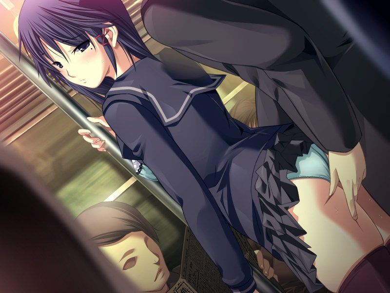 【Erotic Anime Summary】 Please see the reaction of cute women who are victims of molestation on the train 【Secondary erotica】 35