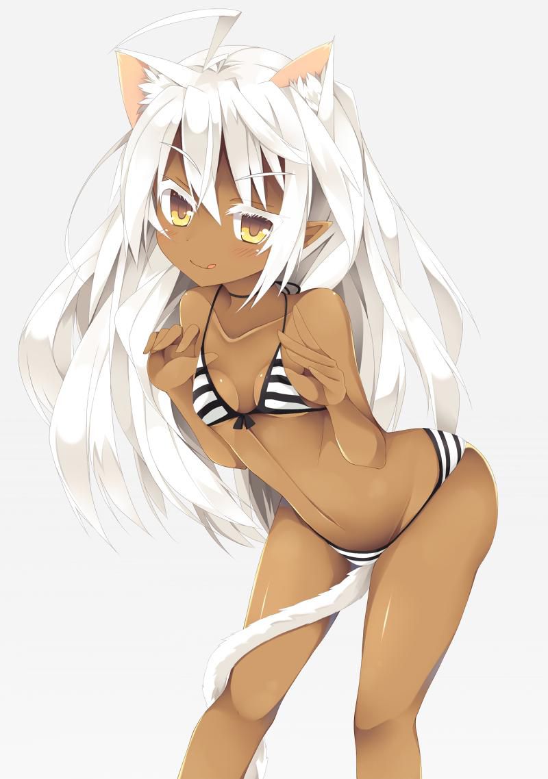 (Non-erotic) secondary image of Tan and Brown bathing suit me [fine erotic] part 1 4