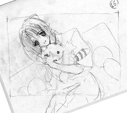 artist: Orimiya Mai (puriori-soft) / character sheet drawings for [Gage] Bishoku (pc game) 105