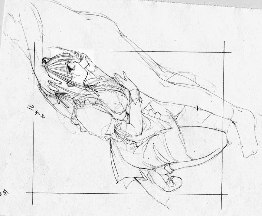 artist: Orimiya Mai (puriori-soft) / character sheet drawings for [Gage] Bishoku (pc game) 127