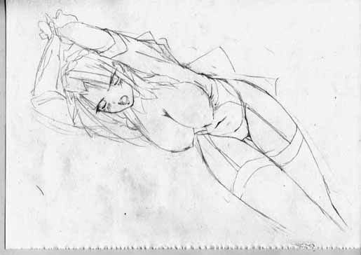 artist: Orimiya Mai (puriori-soft) / character sheet drawings for [Gage] Bishoku (pc game) 152