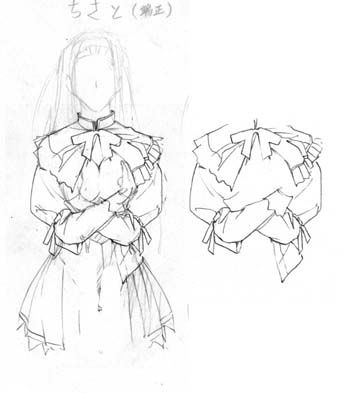 artist: Orimiya Mai (puriori-soft) / character sheet drawings for [Gage] Bishoku (pc game) 156