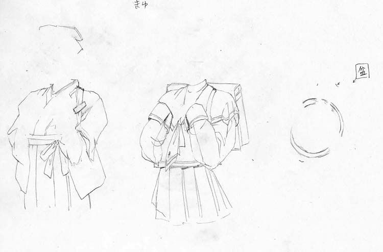 artist: Orimiya Mai (puriori-soft) / character sheet drawings for [Gage] Bishoku (pc game) 171