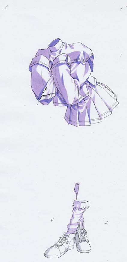artist: Orimiya Mai (puriori-soft) / character sheet drawings for [Gage] Bishoku (pc game) 174