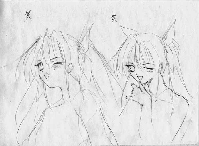 artist: Orimiya Mai (puriori-soft) / character sheet drawings for [Gage] Bishoku (pc game) 190