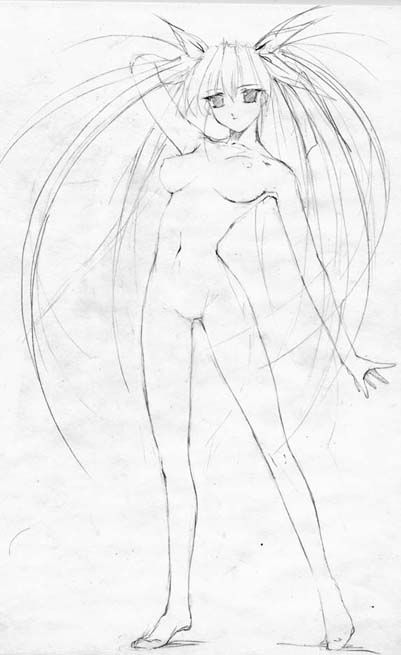 artist: Orimiya Mai (puriori-soft) / character sheet drawings for [Gage] Bishoku (pc game) 194