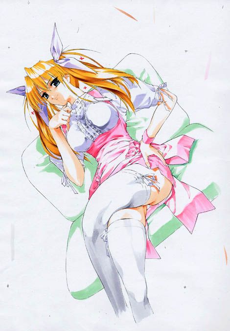 artist: Orimiya Mai (puriori-soft) / character sheet drawings for [Gage] Bishoku (pc game) 20