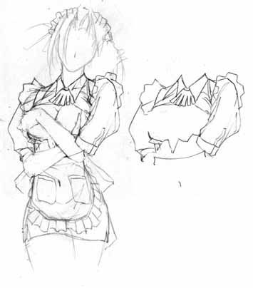 artist: Orimiya Mai (puriori-soft) / character sheet drawings for [Gage] Bishoku (pc game) 212