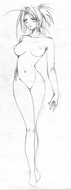 artist: Orimiya Mai (puriori-soft) / character sheet drawings for [Gage] Bishoku (pc game) 214