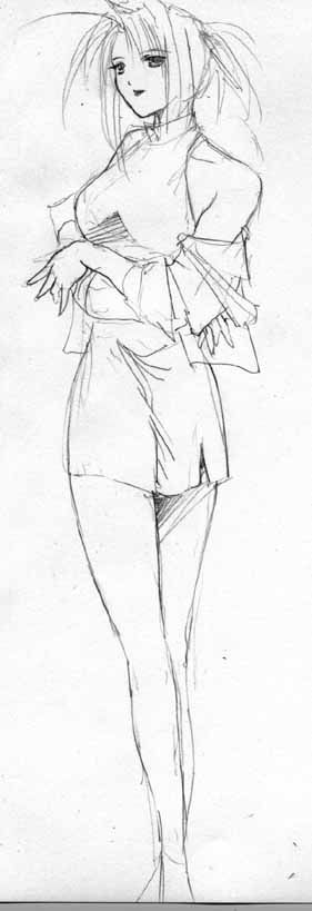 artist: Orimiya Mai (puriori-soft) / character sheet drawings for [Gage] Bishoku (pc game) 215