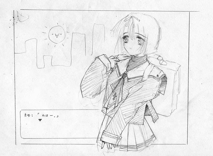 artist: Orimiya Mai (puriori-soft) / character sheet drawings for [Gage] Bishoku (pc game) 232