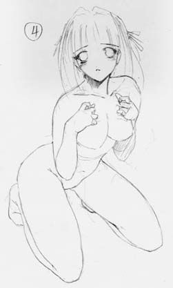 artist: Orimiya Mai (puriori-soft) / character sheet drawings for [Gage] Bishoku (pc game) 234
