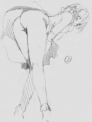 artist: Orimiya Mai (puriori-soft) / character sheet drawings for [Gage] Bishoku (pc game) 237