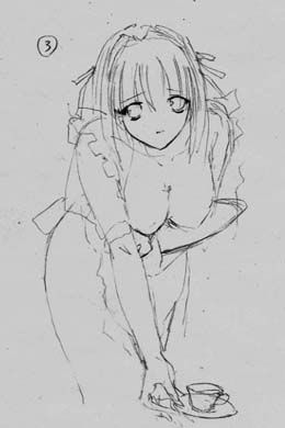 artist: Orimiya Mai (puriori-soft) / character sheet drawings for [Gage] Bishoku (pc game) 238