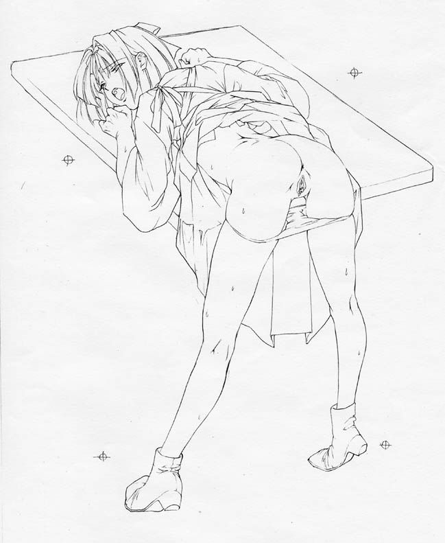 artist: Orimiya Mai (puriori-soft) / character sheet drawings for [Gage] Bishoku (pc game) 59