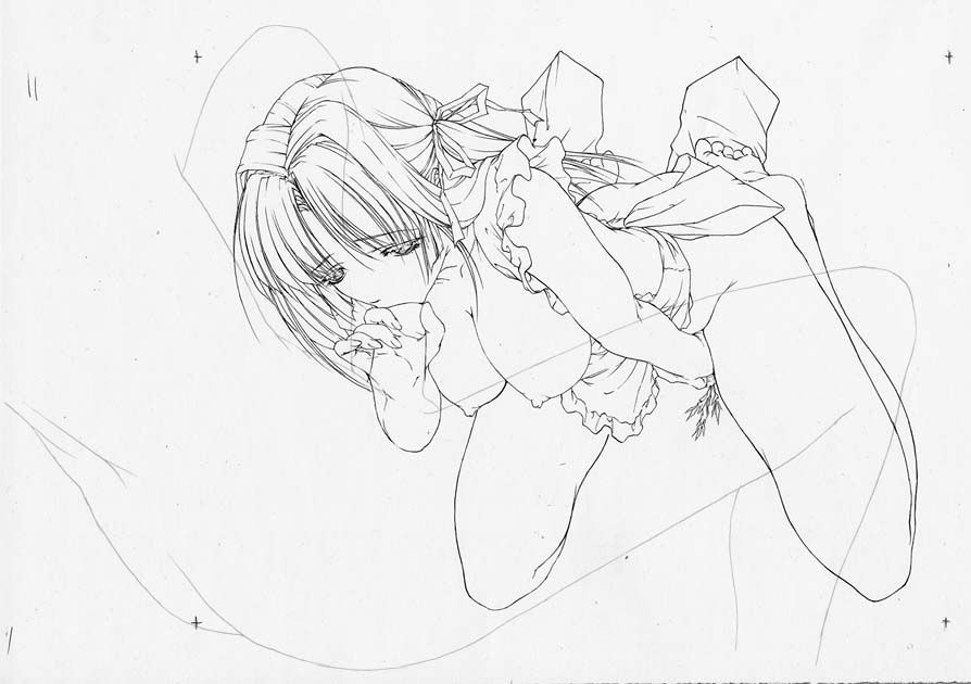 artist: Orimiya Mai (puriori-soft) / character sheet drawings for [Gage] Bishoku (pc game) 80