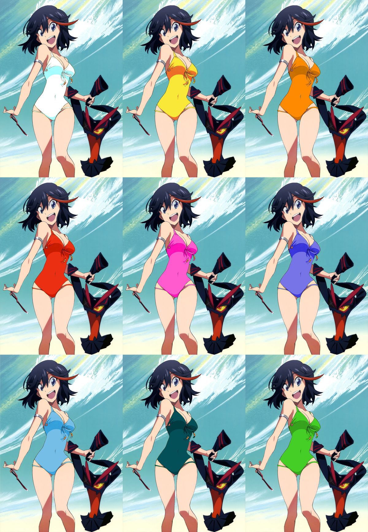 Kill la Kill costume sets 纏 流子 32