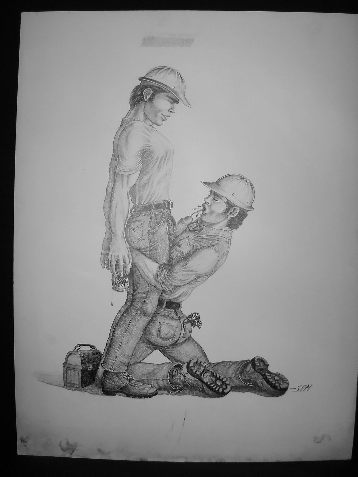 Original Lrg Finished Pencil Art by SEAN  = TEST 2