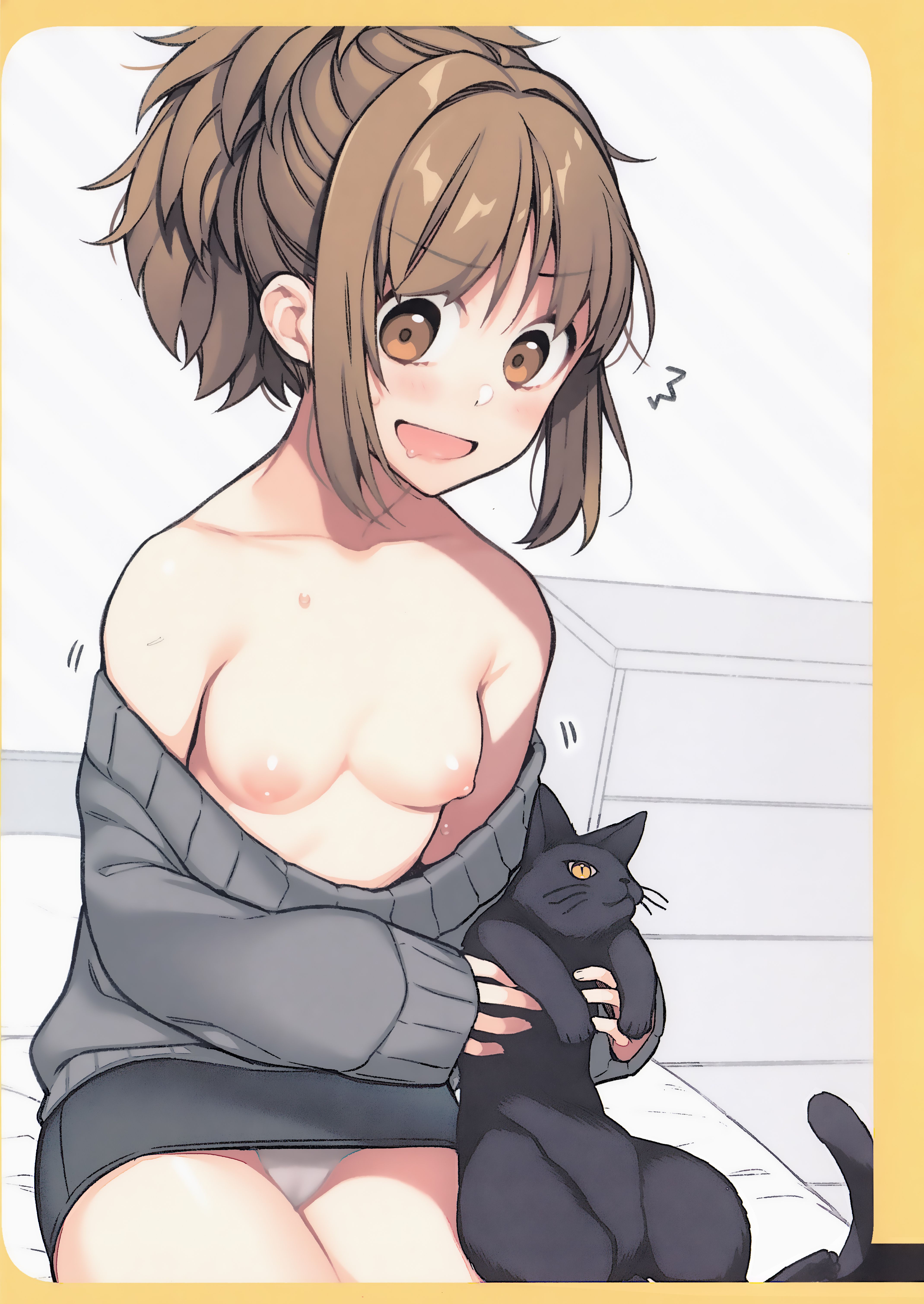 【Erotic Anime Summary】 Erotic images of beautiful girls with beautiful breasts 【50 photos】 37