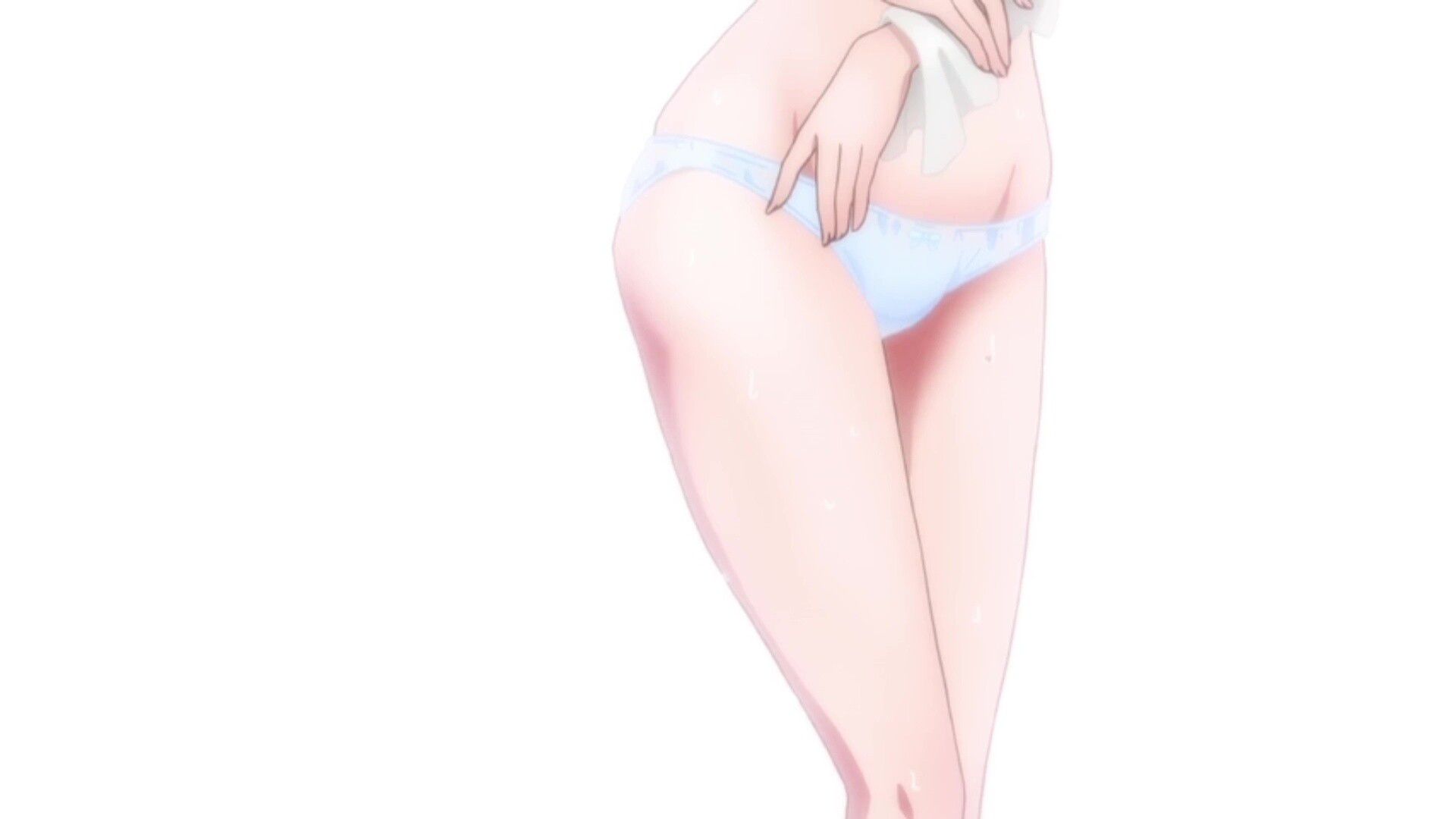 In episode 9 of the anime "Tomodachi Game", an erotic scene in which pants and bra are transparent in the depiction of underwear that is too erotic 14