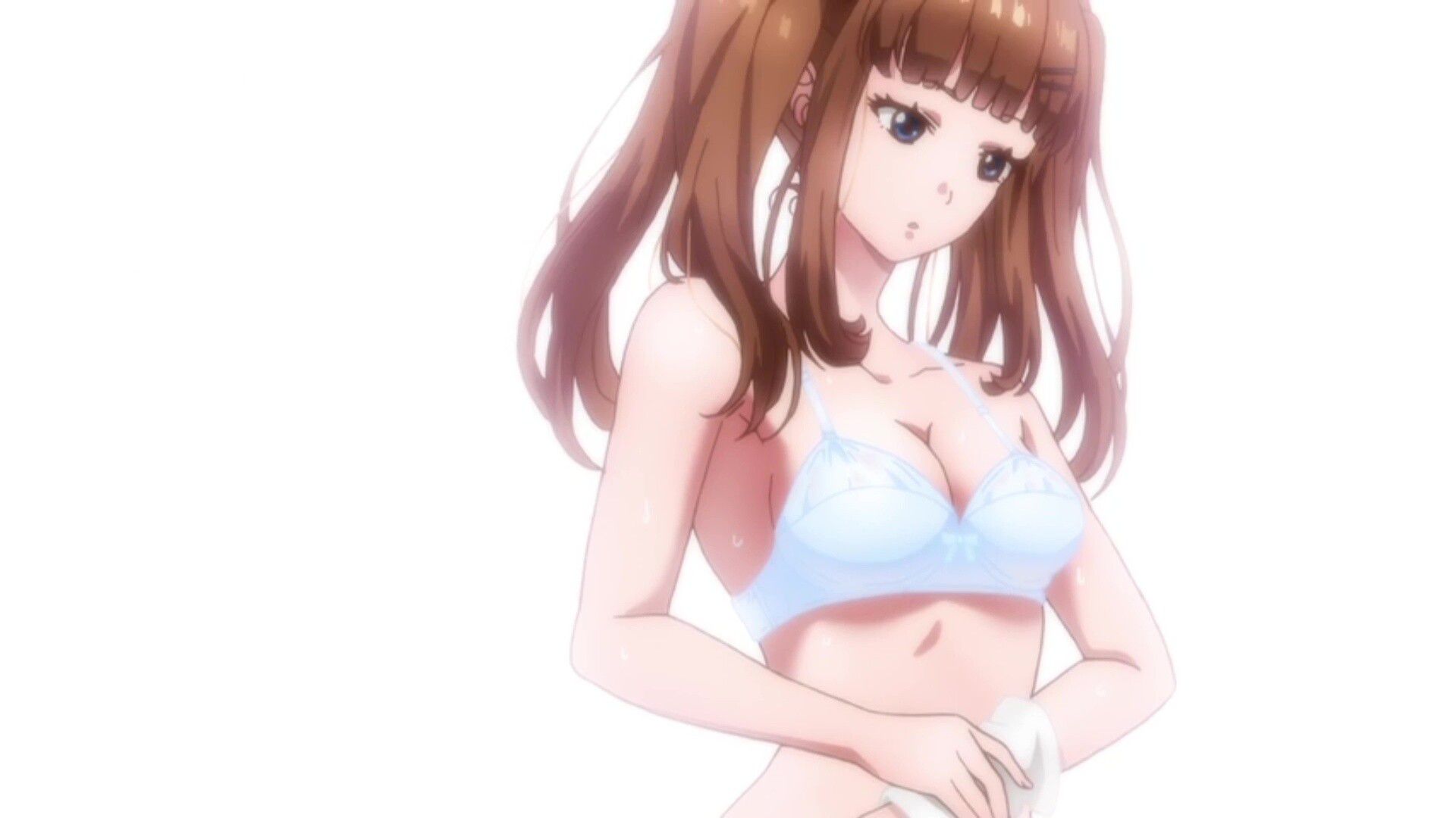 In episode 9 of the anime "Tomodachi Game", an erotic scene in which pants and bra are transparent in the depiction of underwear that is too erotic 17