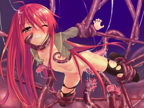 【Erotic Anime Summary】 Summary of erotic images of beautiful women and beautiful girls being by tentacles 【50 photos】 43