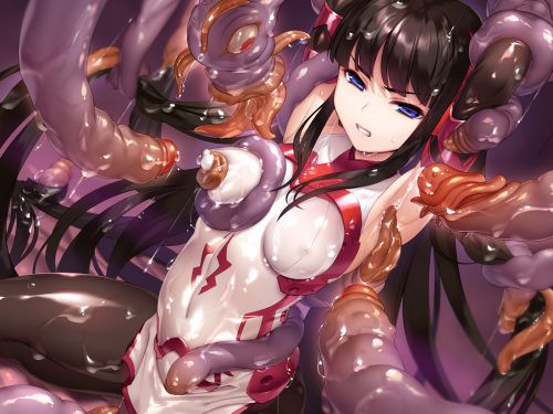 【Erotic Anime Summary】 Summary of erotic images of beautiful women and beautiful girls being by tentacles 【50 photos】 5