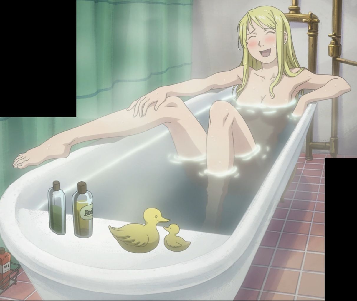 [Anime General] anime girl characters were hot springs / bath bathing siner images / [drawing revision] 46