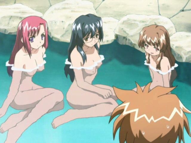 [Anime General] anime girl characters were hot springs / bath bathing siner images / [drawing revision] 52