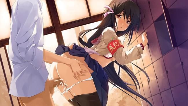 【Erotic Anime Summary】 Erotic image of a girl being poked and prodded in the back and knocked down 【Secondary erotic】 17