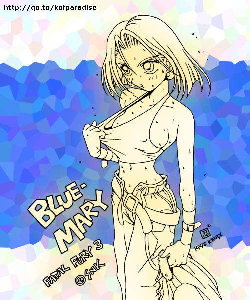 King of Fighters - Blue Mary | 250 + Pics 189