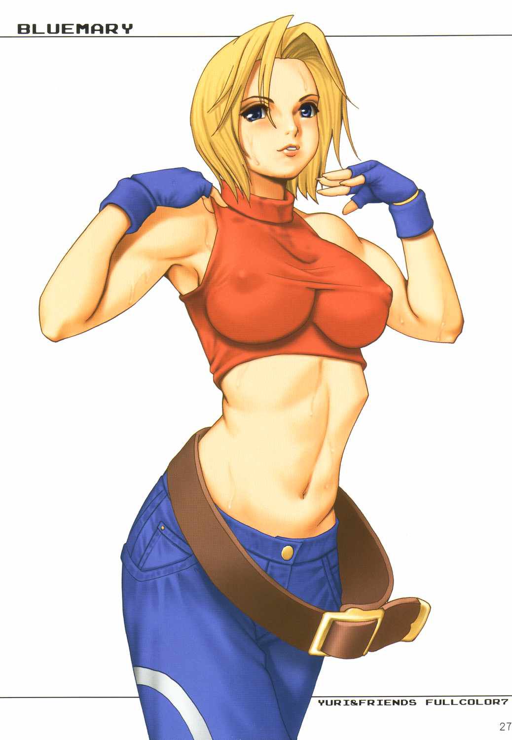 King of Fighters - Blue Mary | 250 + Pics 4