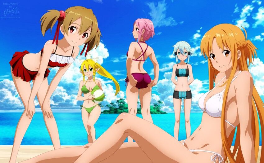 Toons in bikinis and swimsuits 25