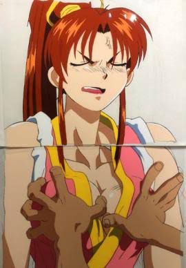 【Image】Anime Odori Fire Mai Makes Bingbing's nipples all open 37