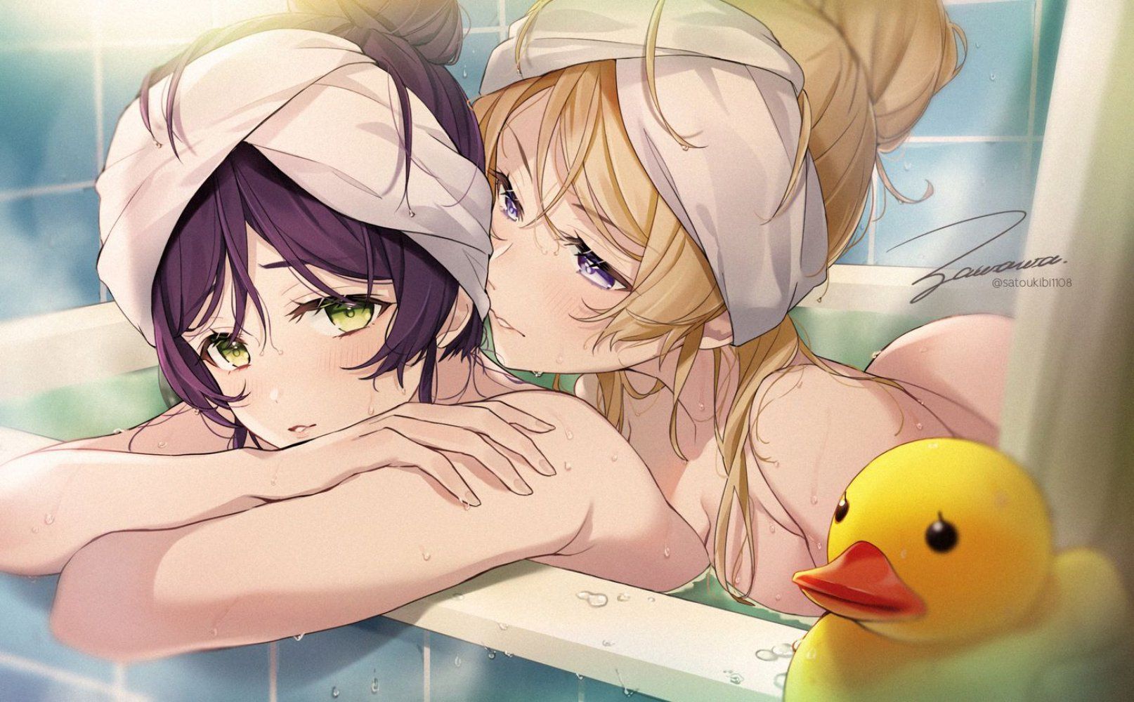 Erotic &amp; Moe image summary of bath! 15