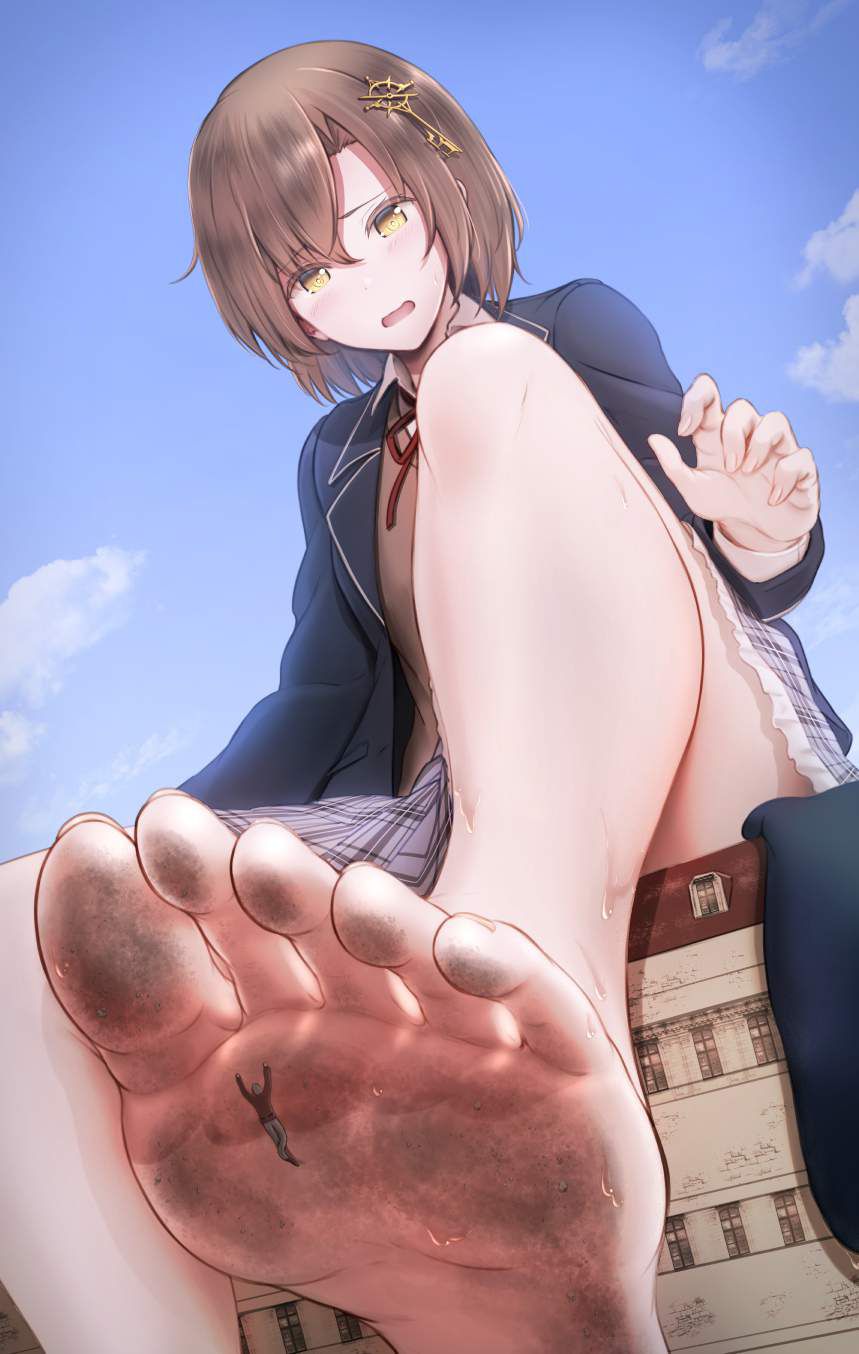 [Sneakers washable?] Secondary erotic image of a girl with dirty soles of her feet 20