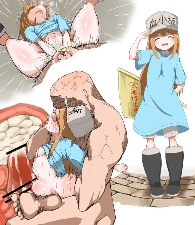 Erotic image of working cells [platelets] 52