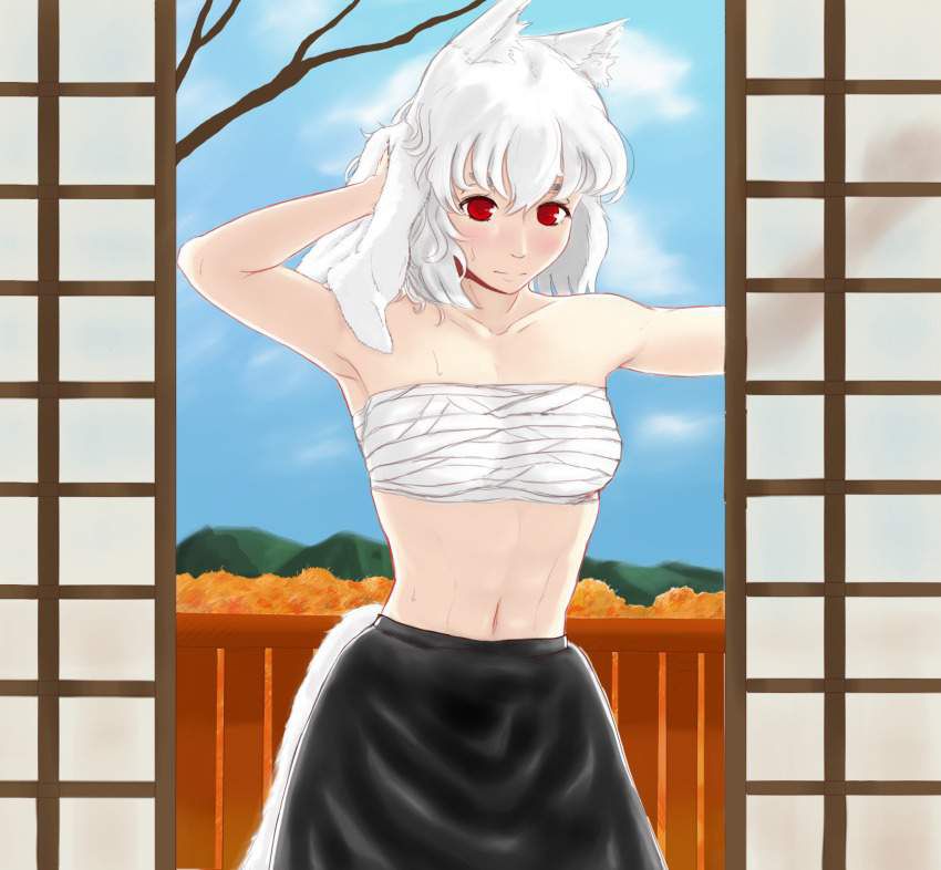 【Poor Milk Limited】 Erotic image of Inubashi Momiji [Touhou] 46