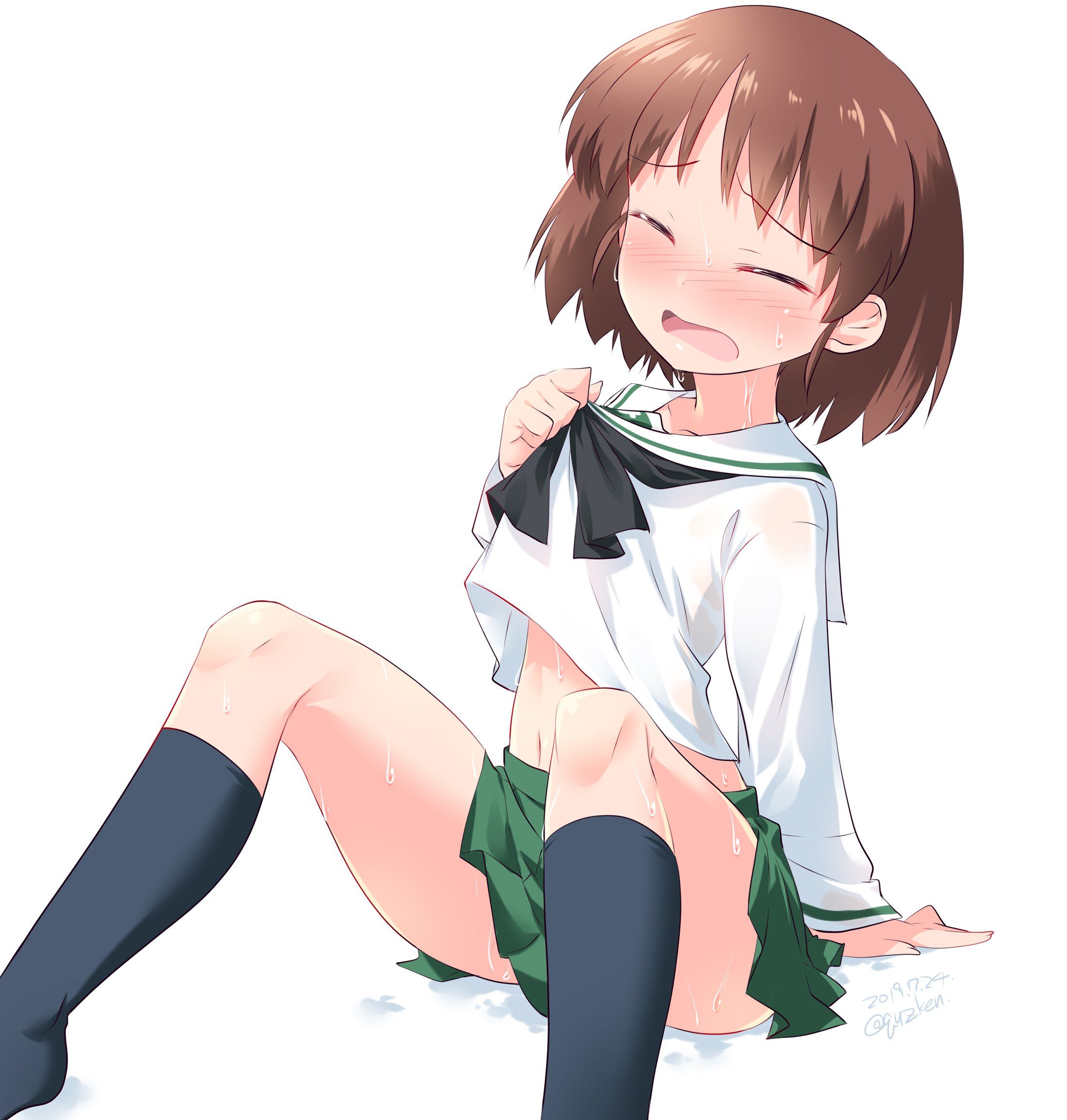 【Sakaguchi Keirina Chan】Girls &amp; Panzer's Secondary erotic image of JK Sakaguchi Keirina-chan who is a loli no matter how you look at it 15
